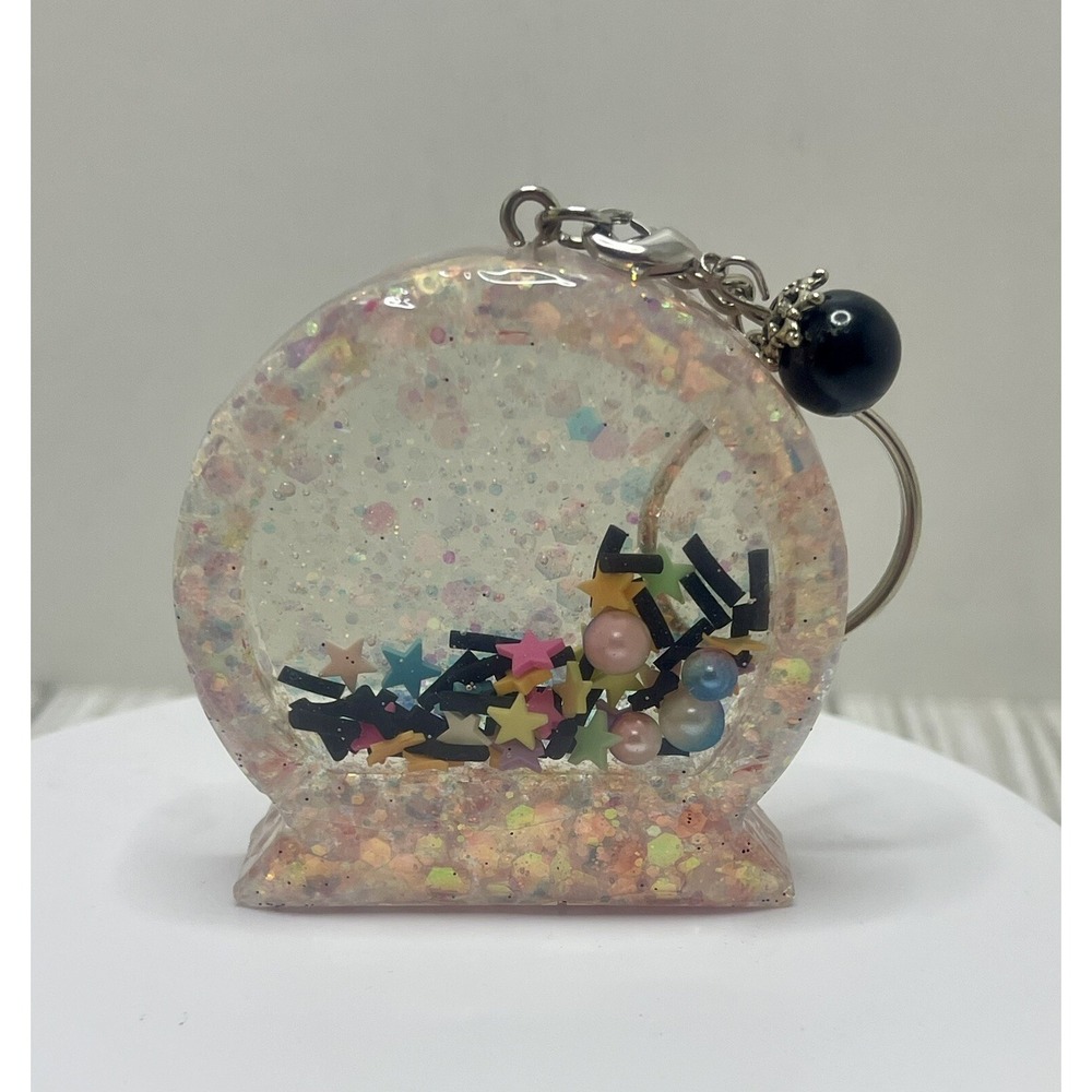 Handmade Shaker Witches Cauldron Charm Keychain